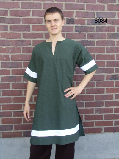 Tunika "Kable" Grün/Weiß